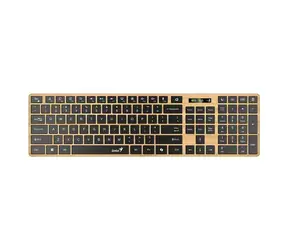 GENIUS Slimstar 7250BT černá / bezdrátová klávesnice / 2.4GHz + BT5.0 / Copilot / CZ+SK layout