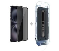 Nillkin Tvrzené Sklo 0.25mm Guardian 2.5D pro Apple iPhone 16 Black (s aplikátorem)