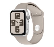 OBAL:ME Silikonový Řemínek pro Apple Watch 38-41mm S-M Beige