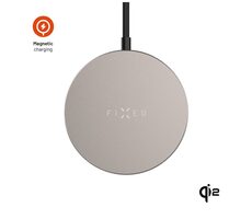 FIXED Bezdrátová nabíječka MagPad Slim s Qi2 podporou MagSafe 15W titanová