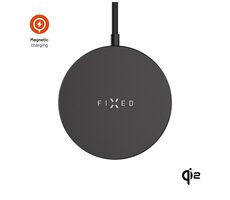 FIXED Bezdrátová nabíječka MagPad Slim s Qi2 podporou MagSafe 15W černá