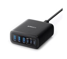 Anker Nabíjecí stanice černá / 112W / 3xU SB-C / 3xUSB 