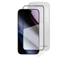 Epico AntiReflective Glass 3D DF pro iPhone 17 Pro Ultra-široké krytí s jednokrokovým aplikátorem proti prach