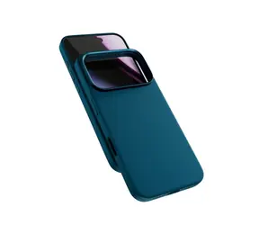 Epico Silicone Pro Mag+ Case kryt pro iPhone 17 Pro Max Qi2 & MagSafe petrolejová modrá