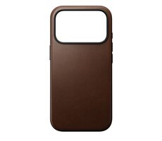 Nomad Modern Leather Case kožený kryt pro Apple iPhone 17 Pro hnědá