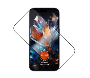 FIXED Ultra odolné tvrzené sklo Armor s Anti-dust aplikátorem a AR vrstvou pro Apple iPhone 17 Pro Max černé