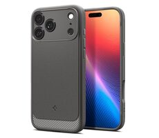 Spigen Rugged Armor MagSafe ochranný kryt pro Apple iPhone 17 Pro šedá