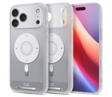 Spigen Ultra Hybrid MagSafe ochranný kryt pro Apple iPhone 17 Pro classic silver