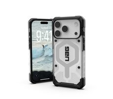 UAG Pathfinder Clear Magsafe zadní kryt pro Apple iPhone 17 Pro stříbrná