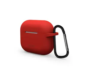 Epico Silicone Outdoor Cover Pouzdro pro Apple AirPods 3 červená