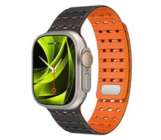 Mobile Origin Magnetic Strap Apple Watch 49mm/46mm/45mm/44mm černá/oranžová
