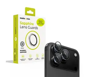 Mobile Origin Sapphire Lens guards iPhone 17 Pro / 17 Pro Max čirá / Ochrana čoček