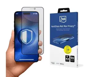 3mk HardGlass Matt Max Privacy ochranné sklo pro Apple iPhone 17 Pro