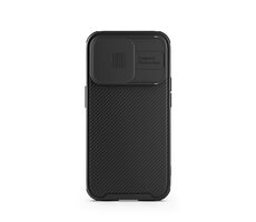 Spello Durable Magnetic Case Odolný magnetický kryt s posuvnou ochranou čoček pro Apple iPhone 15 Pro Max černá