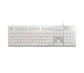 White Shark GK-003241 TACHI bílá / herní membránová klávesnice / US layout / USB / LED