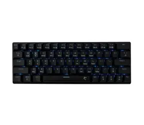White Shark GK-3111 KAIKEN černá / bezdrátová herní mechanická klávesnice / US layout / červené spínače / USB / BT / LED
