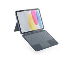 Rozbaleno - Epico Ochranný kryt s CZ klávesnicí pro Apple iPad 10.2" šedá / rozbaleno