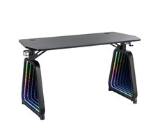 White Shark MEDUSA černá / herní stůl / RGB / 136x60x75 cm / do 75 kg 