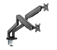 Brateck LDT60-C024 / Držák monitoru / dvě ramena / nosnost 16 kg / VESA 75 & 100
