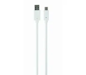 Gembird SKGBCCP-USB3-AMCM-W-10 USB-C kabel bílá / 1x USB-C (M) / 1x USB-A (M) / 3m