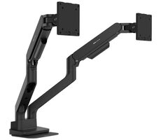 BENQ BDH01 ergonomické rameno na 2x monitor černá / 2x 17-35" / nosnost 20 kg / VESA 75x75 - 100x100 / na hranu stolu