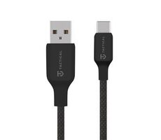 Tactical Stitch Thread Cable USB-A/USB-C 2m Black