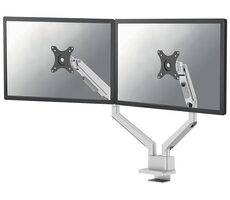 Neomounts DS70-250SL2 stříbrná / stolní držák na dva monitory / 17-32" / otočný / VESA 75x75 - 100x100 / nosnost 18 kg 