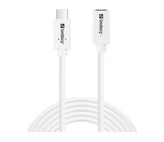 Sandberg USB-C na USB-C 2m bílá / prodlužovací kabel / 100W