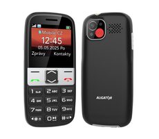 Aligator A775 Senior černý + stolní nabíječka