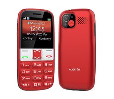 Aligator A775 Senior červený + stolní nabíječka