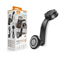 Aligator Držák do auta pro MagSafe s bezdrátovým nabíjením 15W / s odolným ohebným ramenem / na palubní desku