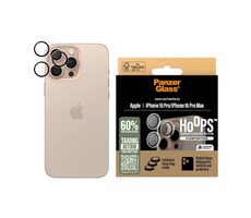 PanzerGlass Hoops Apple iPhone 16 Pro/15 Pro/16 Pro Max/15 Pro Max čiré ochranné kroužky pro čočky fotoaparátu