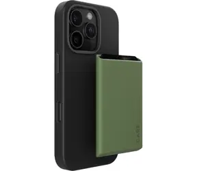 PanzerGlass CARE kryt Apple MagSafe RFID CardHolder zelené pouzdro na platební karty