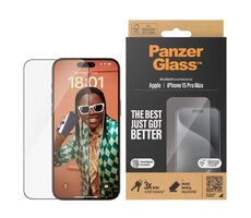 PanzerGlass Ceramic Apple iPhone 15 Pro Max s instalačním rámečkem