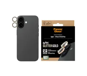PanzerGlass Hoops Apple iPhone 17/16/16 Plus třpytivě zlaté