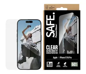 PanzerGlass SAFE Apple iPhone 17/16 Pro s instalačním rámečkem