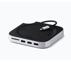 Satechi Mac Mini M4 Stand & Hub s SSD Enclosure bílá / USB-C / 3xUSB-A / pro M.2 SSD