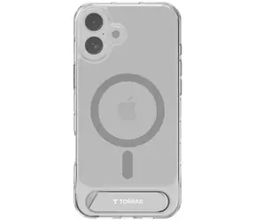 Torras Pstand Series Ochranné pouzdro pro Apple iPhone 16 transparentní