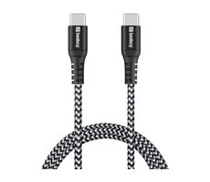 Sandberg Survivor USB-C Cable 1M 100W / nabíjecí kabel USB-C na USB-C