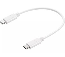 Sandberg USB-C Charge Cable 0.2m 65W bílá / nabíjecí kabel USB-C na USB-C