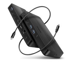 Rozbaleno - AXAGON HMC-U4,USB4 40Gbps dock, 3xUSB-A, 2xUSB-C,HDMI&DP 8K/30Hz,RJ-45,SD/mSD,audio,PD 100W,kabel USB-C 80cm / rozbaleno