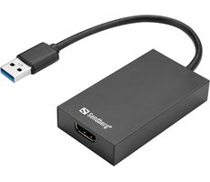 Sandberg USB 3.0 to HDMI Converter / adaptér USB-A na HDMI 