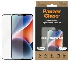 PanzerGlass Tvrzené sklo UWF Privacy AB s aplikátorom pro iPhone 16e/14/13 Pro/13 černá