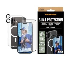 PanzerGlass 3-in-1 Protection Bundle iPhone 16