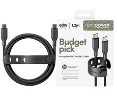 PanzerGlass empower 60W USB-C to USB-C Cable USB 2.0 1.2M černá