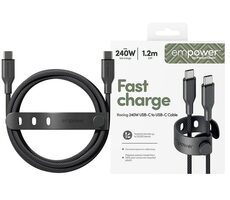 PanzerGlass empower 240W USB-C to USB-C USB 2.0 1.2M černá