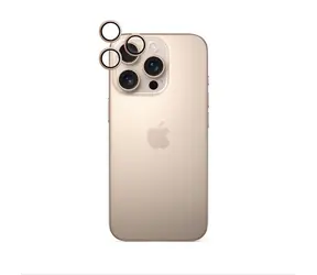 Epico Aluminium Lens Protector ochranná čočka pro Apple iPhone 16 Pro/16 Pro Max - pouštní titan