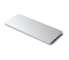 Satechi USB-C Slim Dock stříbrná / Dokovací stanice pro Apple iMac 24" 2021/2023 / 2x USB-C / 2x USB-A / microSD / SD 