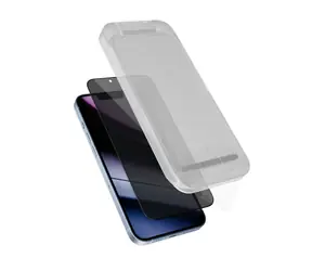 Epico Privacy Glass 3D DF ochranné sklo pro iPhone 13/13 Pro/14/16e / Ultra-široké krytí / s aplikátorem