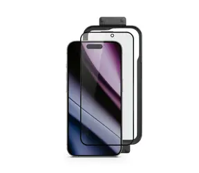 Epico AntiReflective Glass 3D DF ochranné sklo pro iPhone 13/13 Pro/14/16e / odolné proti pádu / Ultra-široké krytí